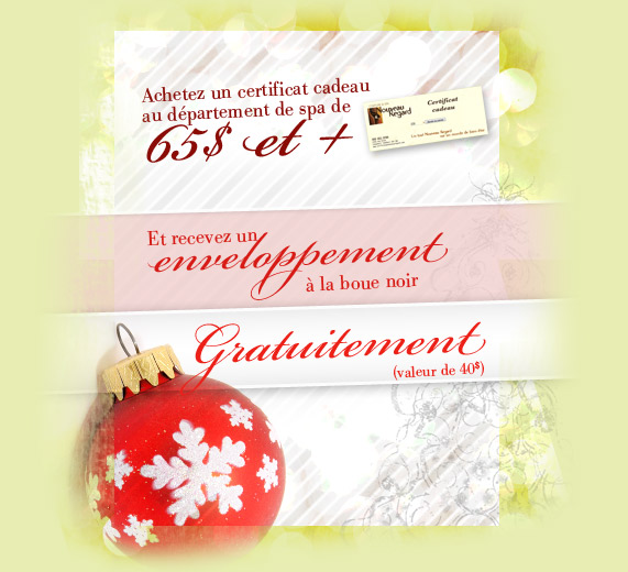 Enveloppement &agrave; la boue noir gratuit