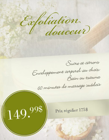Exfoliation douceur