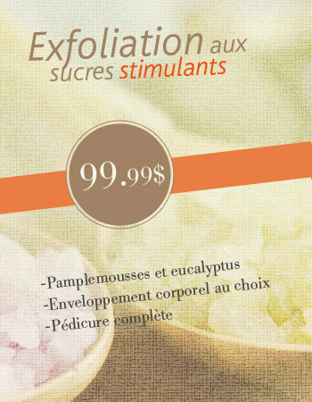 Exfoliation aux sucres stimulants