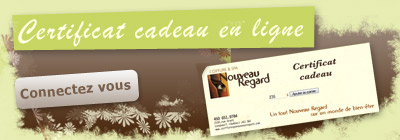 Certificats cadeau en ligne