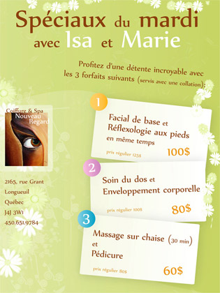 Sp&eacute;ciaux du mardi avec Isa et Marie